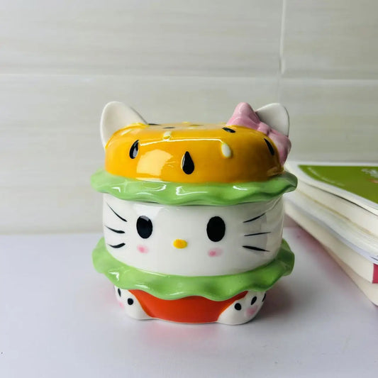 Hello Kitty Burger Bowl Ceramic Jar