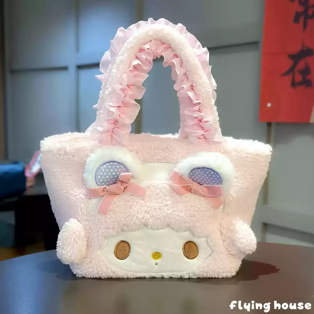 My Melody Pink Plush Handbags