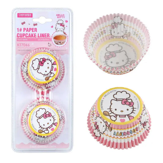 Hello Kitty Cupcakes Muffins Baking Liners Mold Greaseproof Wrapper Cups