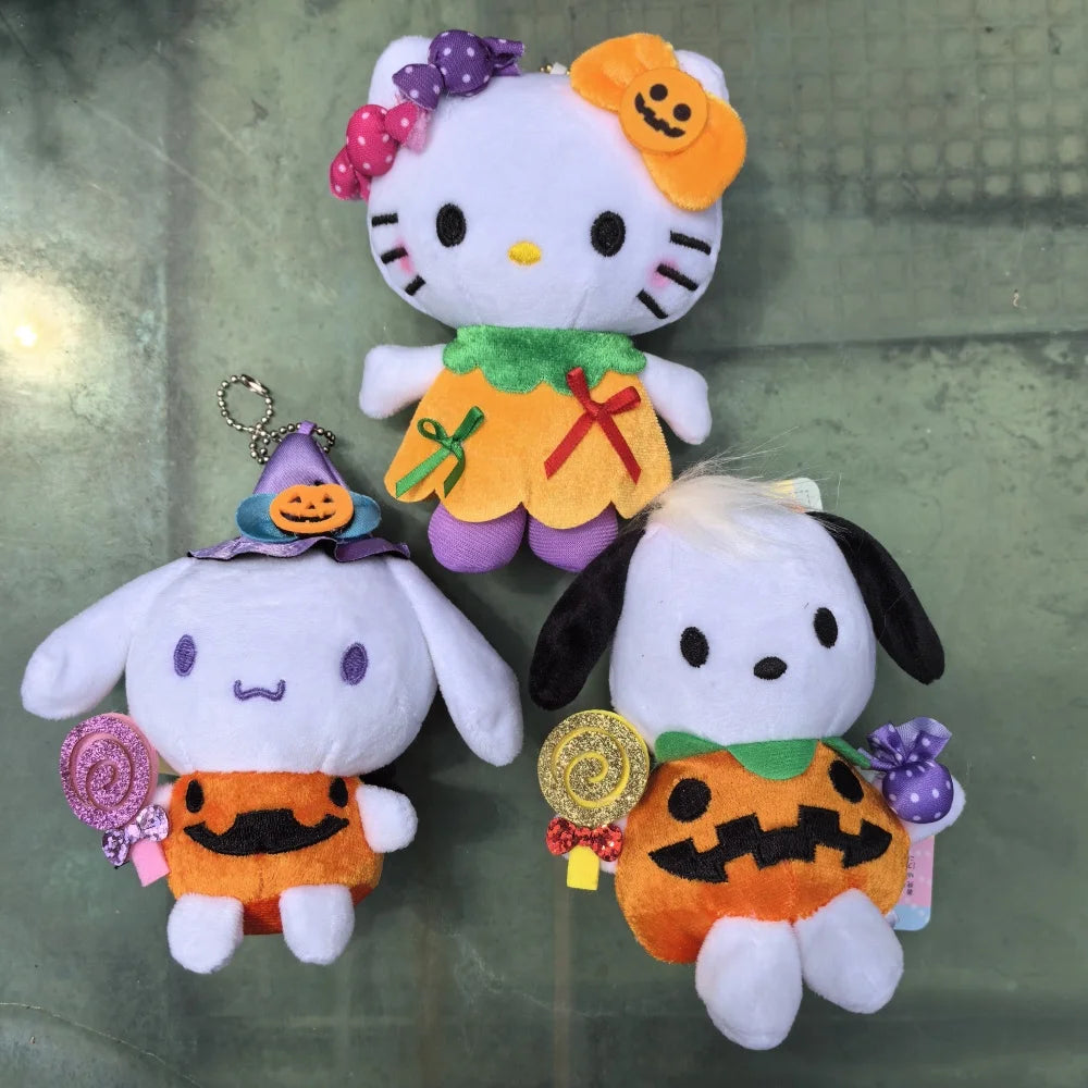 Sanrio Halloween Plush Keychains