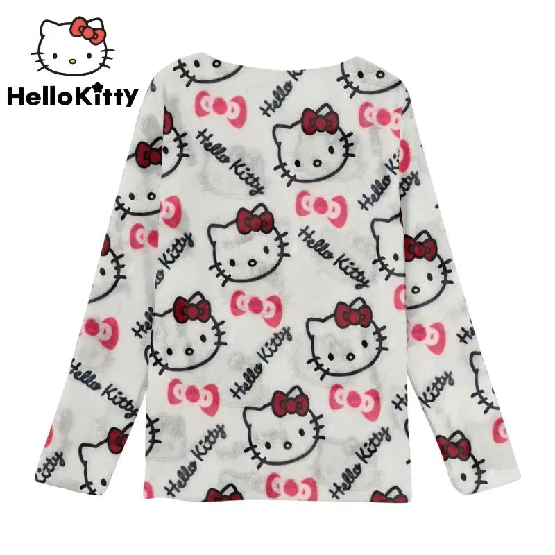 Hello Kitty Long Sleeve Pajamas Top