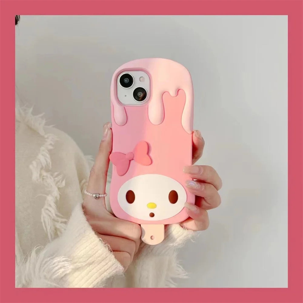 My Melody Melting Ice Cream Popsicle Phone Case