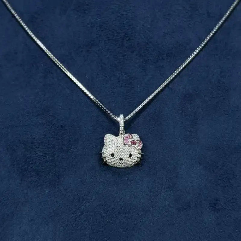 Hello Kitty Rhinestone Necklace