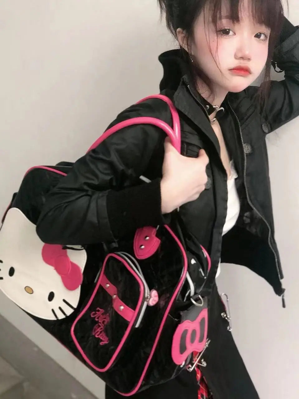 Hello Kitty Pink Y2K Shoulder Bag