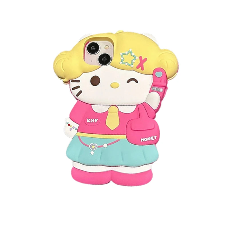 Hello Kitty Blonde 3D Kawaii Skirt Phone Case