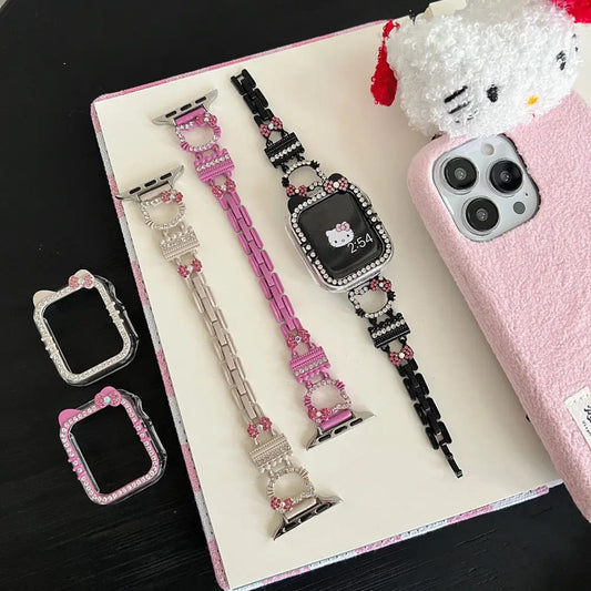 Hello Kitty Bling iWatch Strap