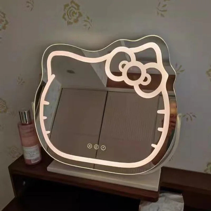 Hello Kitty Large Led Makeup Mirror