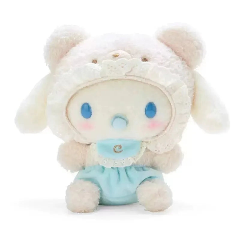 Sanrio Pacifier Baby Kawaii Hello Kitty x Kuromi x Cinnamoroll x My Melody Plushie Pendant Keychain