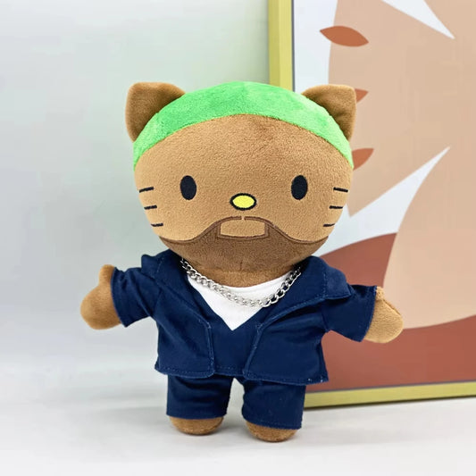 Hello Kitty Frank Ocean Green Hair Plushie