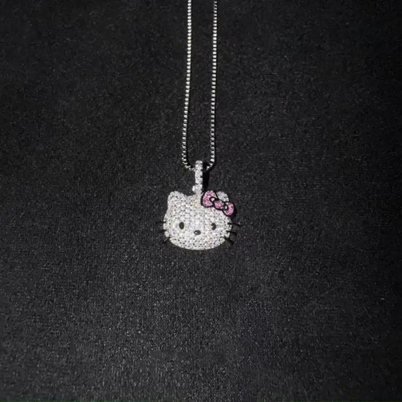 Hello Kitty Rhinestone Necklace