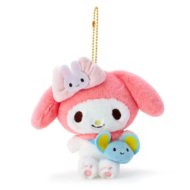 Sanrio Kawaii Crossbody Bag Plushie Pendant Keychain