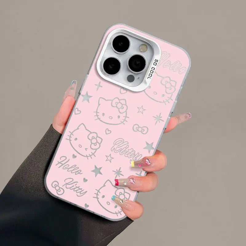 Hello Kitty Face Pink Phone Case