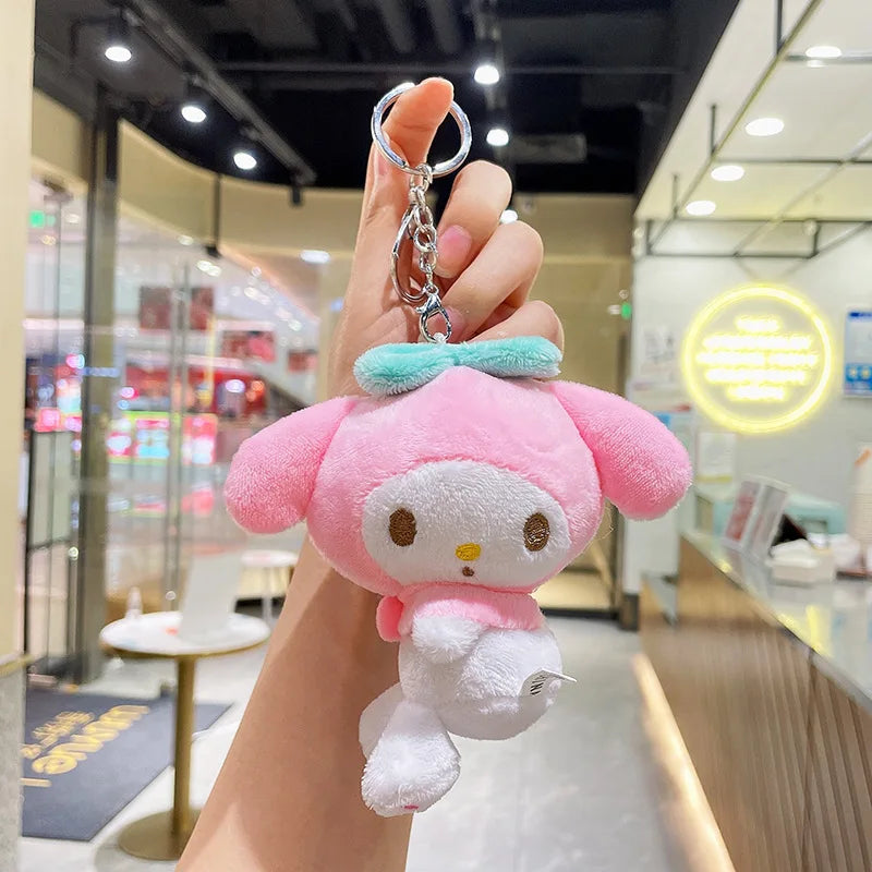 Sanrio Hello Kitty x My Melody x Cinnamoroll x Pompompurin Plush Keychain Plush Pendant