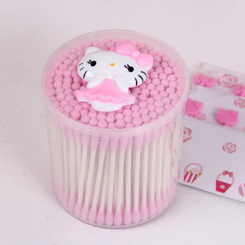 Hello Kitty Cotton Swabs 200 Pieces