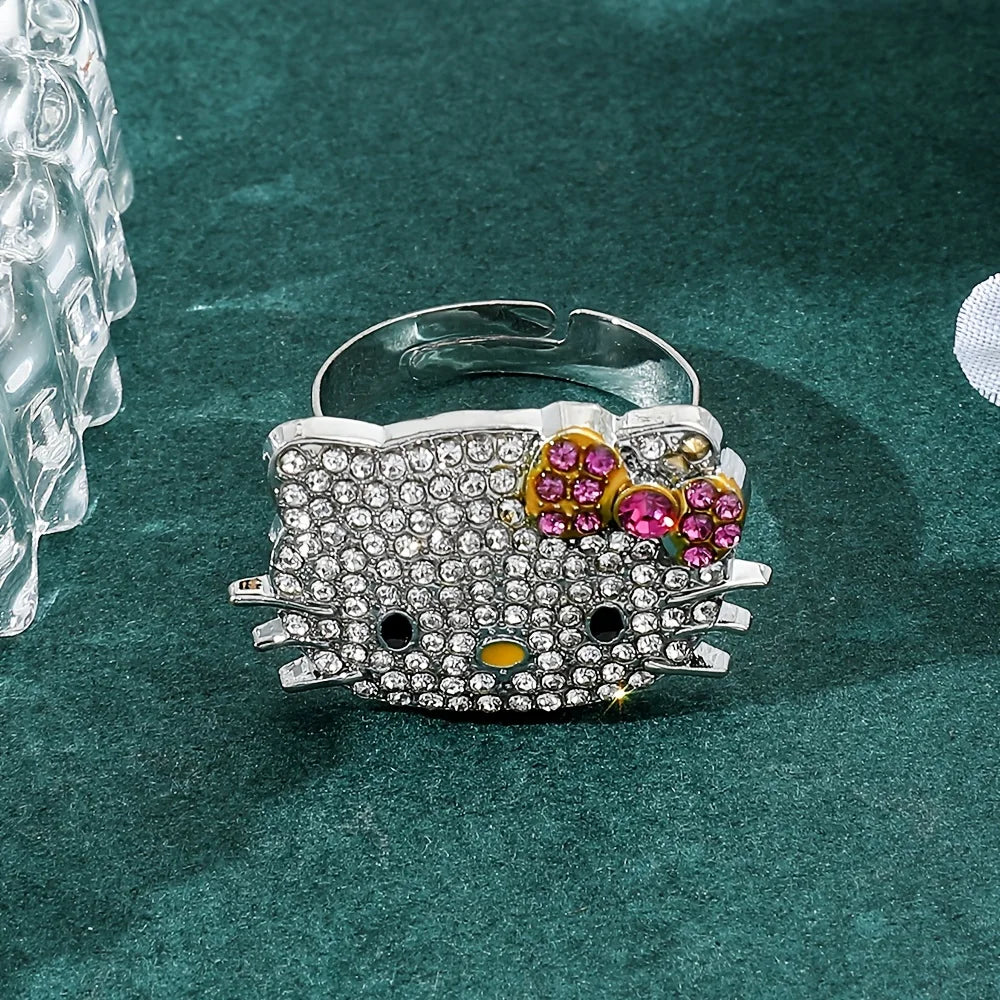 Hello Kitty Sparkling Rhinestone Ring