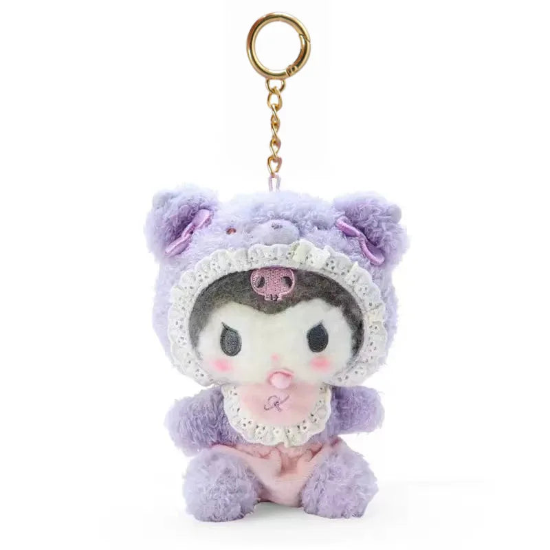 Sanrio Pacifier Baby Kawaii Hello Kitty x Kuromi x Cinnamoroll x My Melody Plushie Pendant Keychain