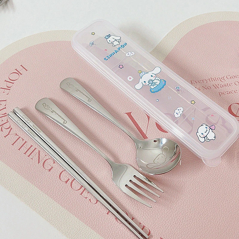 Sanrio Spoon & Fork Set