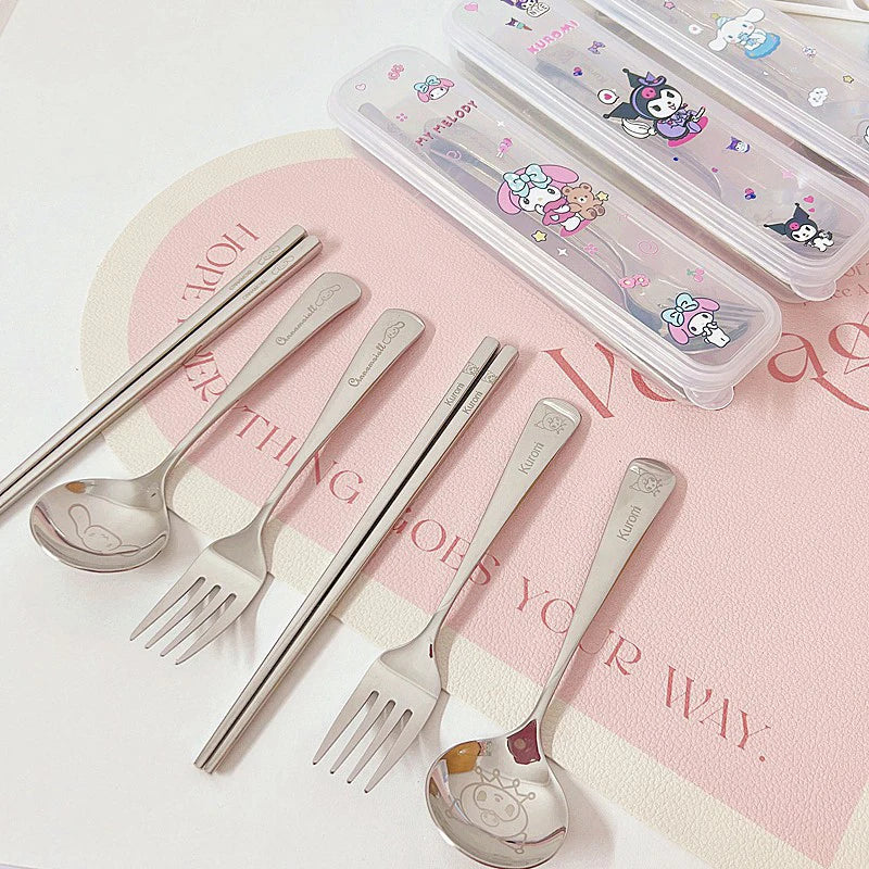 Sanrio Spoon & Fork Set