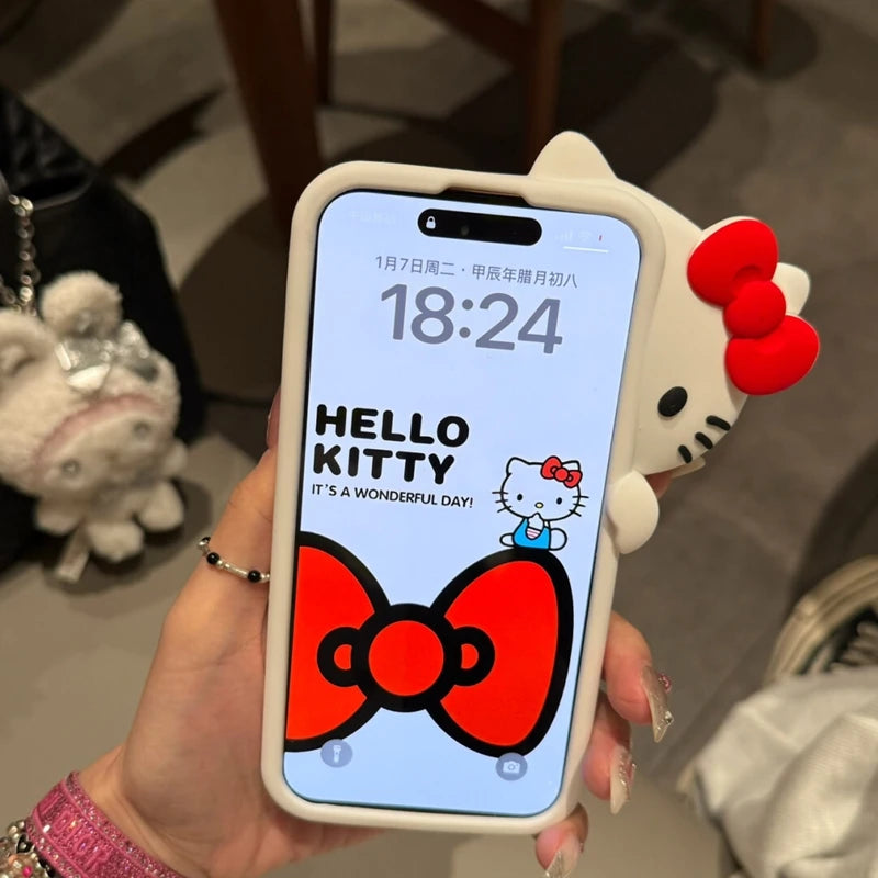 Hello Kitty 3D Side Peek Phone Case