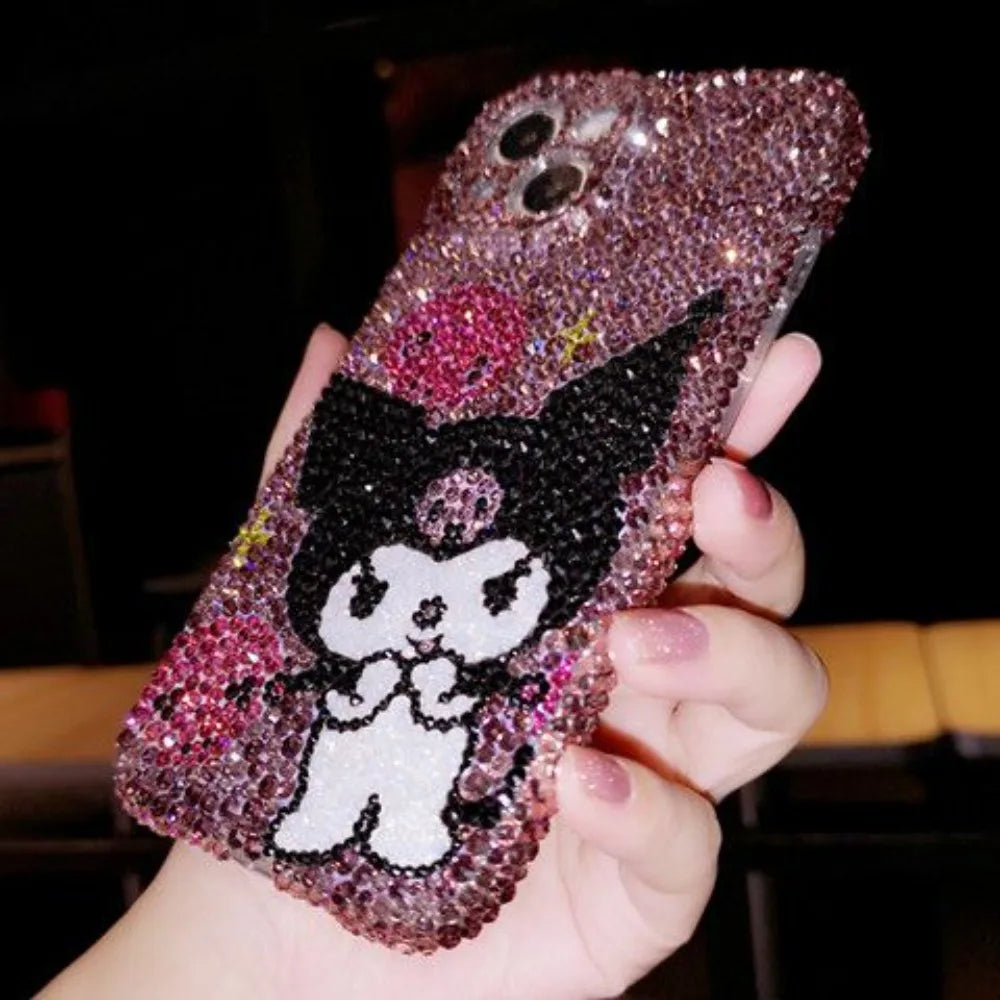 Kuromi Rhinestone Phone Case