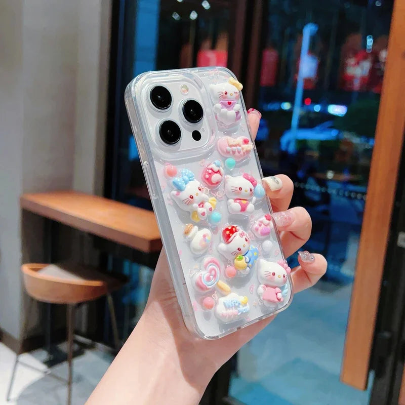 Hello Kitty Sweet Cream Lollipop Phone Case