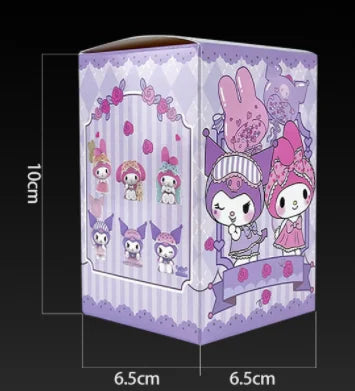 Sanrio Blind Box Cute Kuromi x My Melody  Pajamas Series Collection