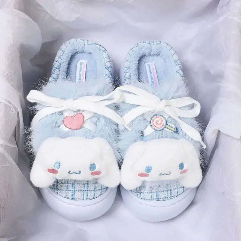 Sanrio Fluffy Plush Slippers