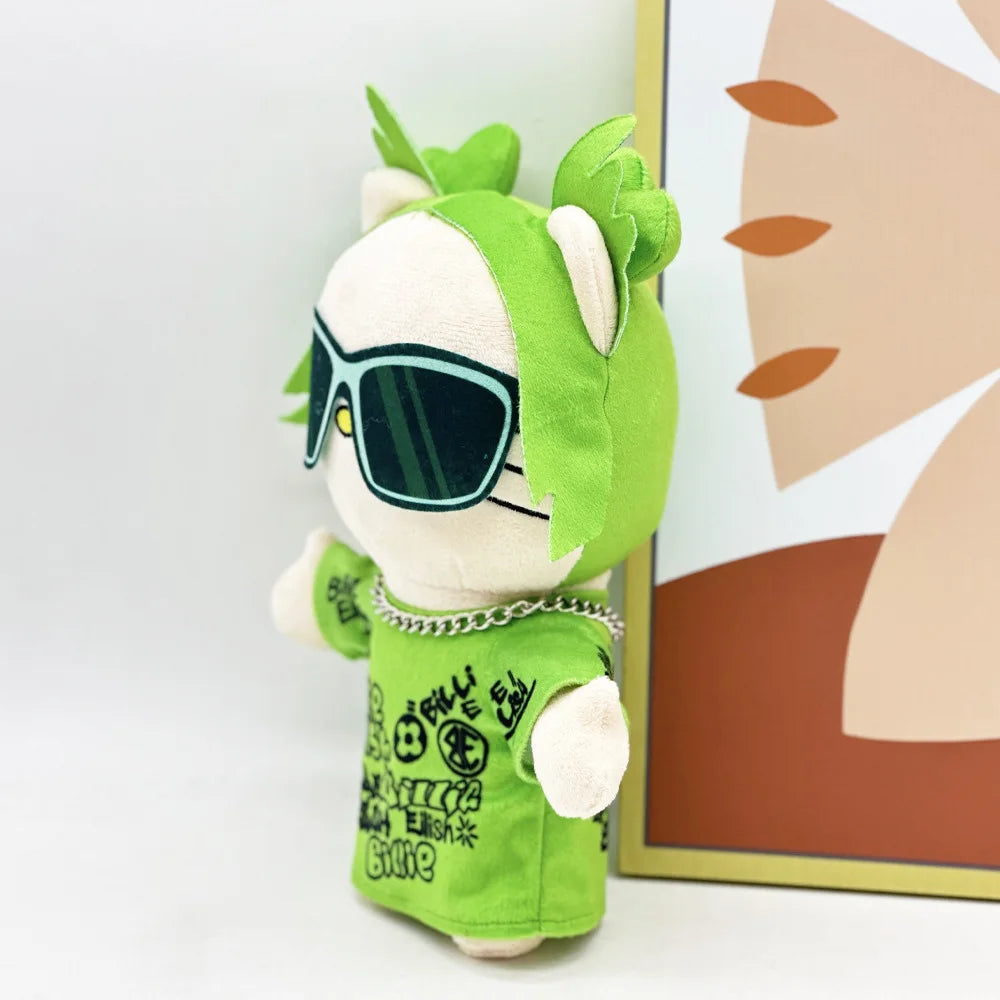 Hello Kitty Billie Eilish Green Sunglasses Plushie