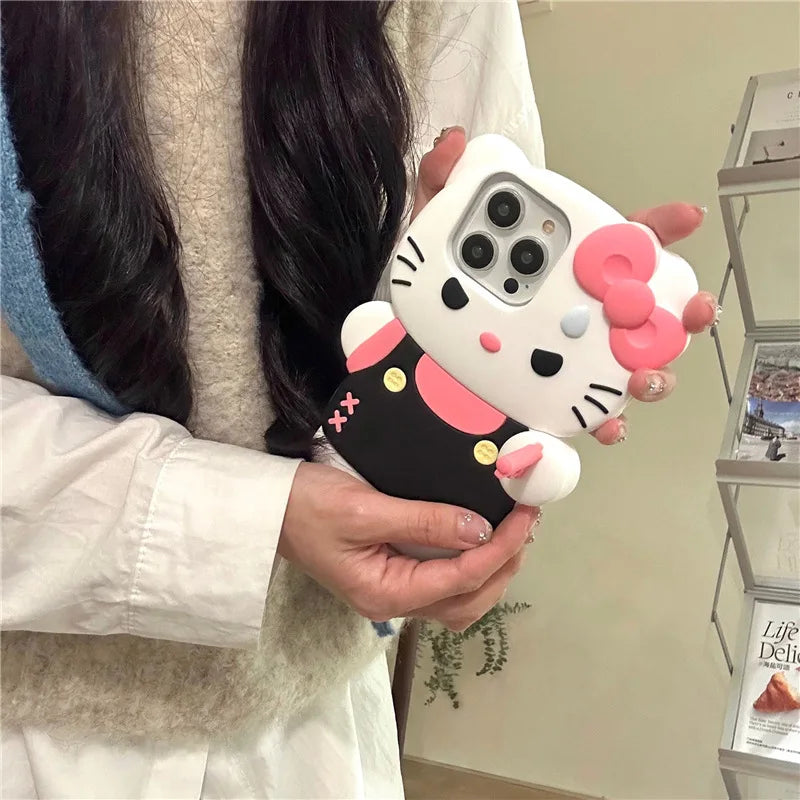 Hello Kitty x My Melody Y2K Silicone 3D Phone Case