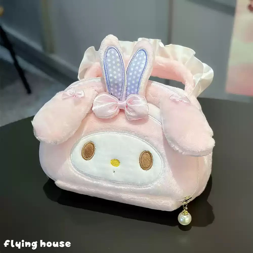 My Melody Pink Plush Handbags