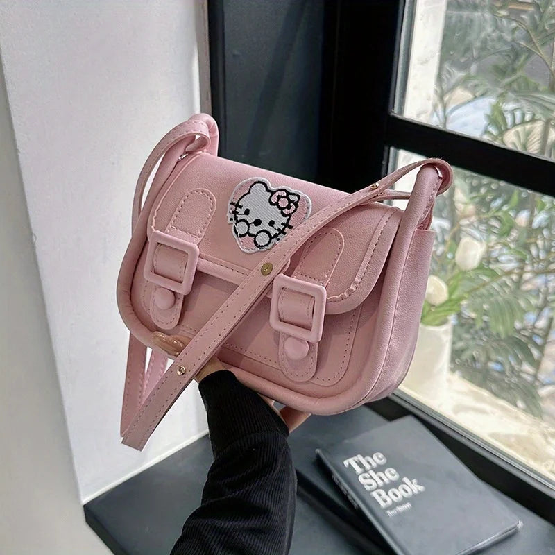 Sanrio Crossbody Bag Kuromi x Hello Kitty