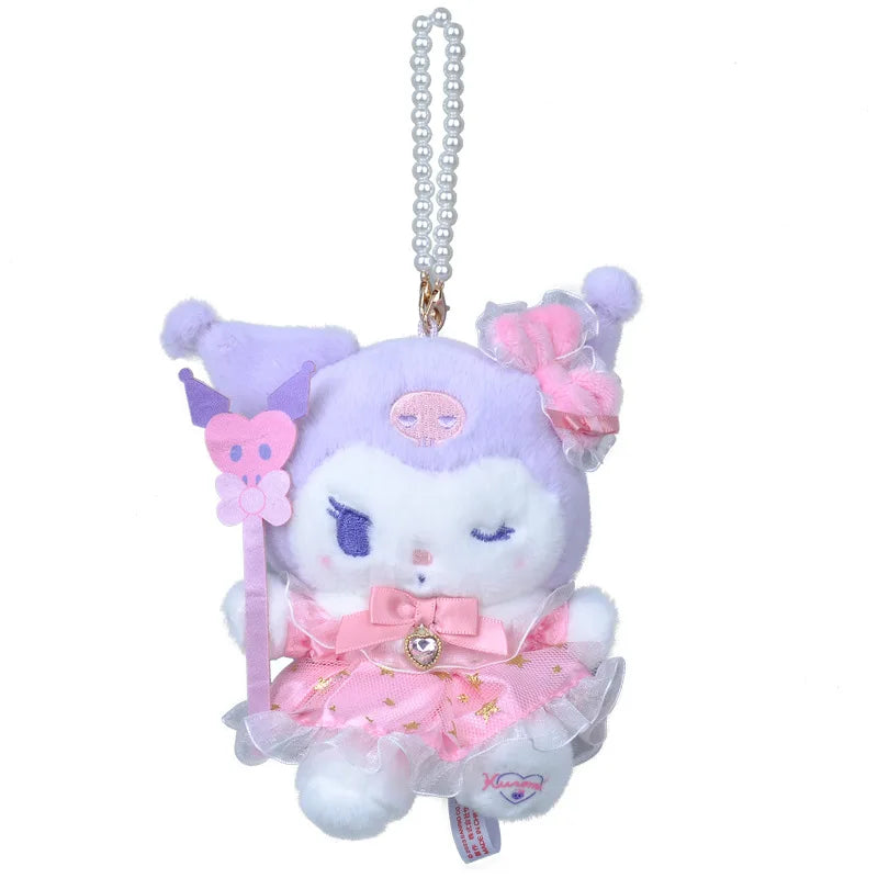 Kuromi Pink Purple Pastel Cute Kawaii Wink Wand Plushie