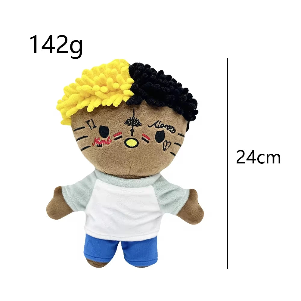 Hello Kitty Xxxtentacion Yellow Black Hair Plushie