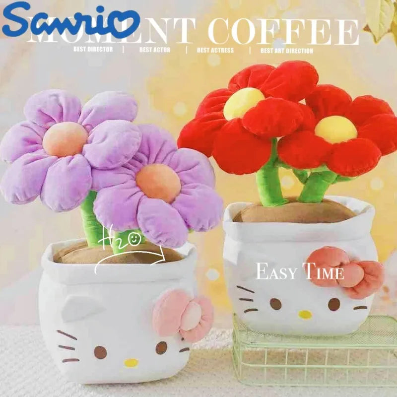 Hello Kitty Flower Pot Plushie