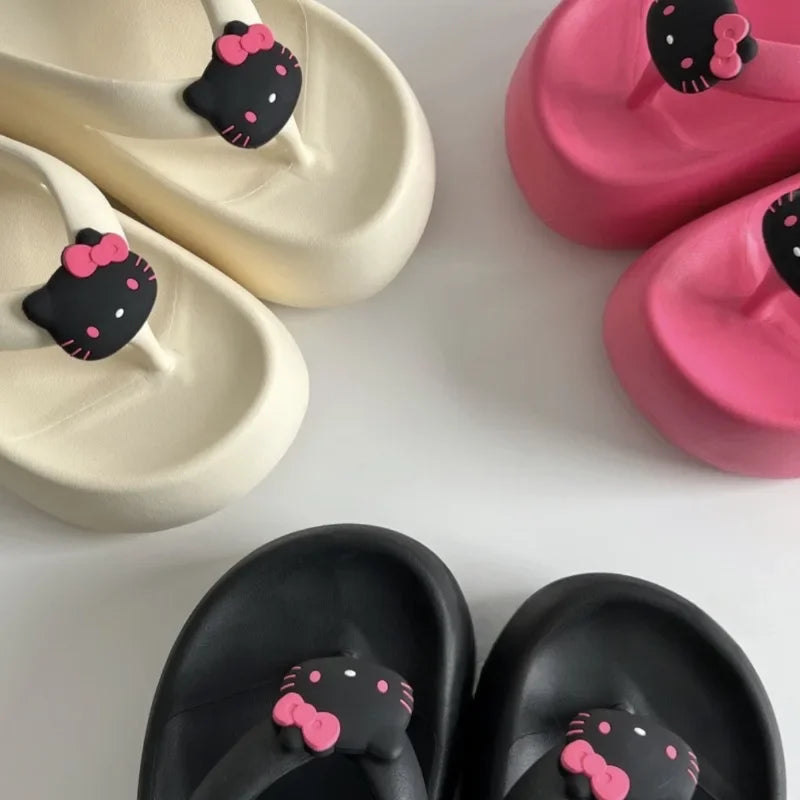 Hello Kitty Y2K Kawaii Thick Slippers