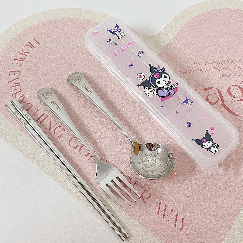 Sanrio Spoon & Fork Set