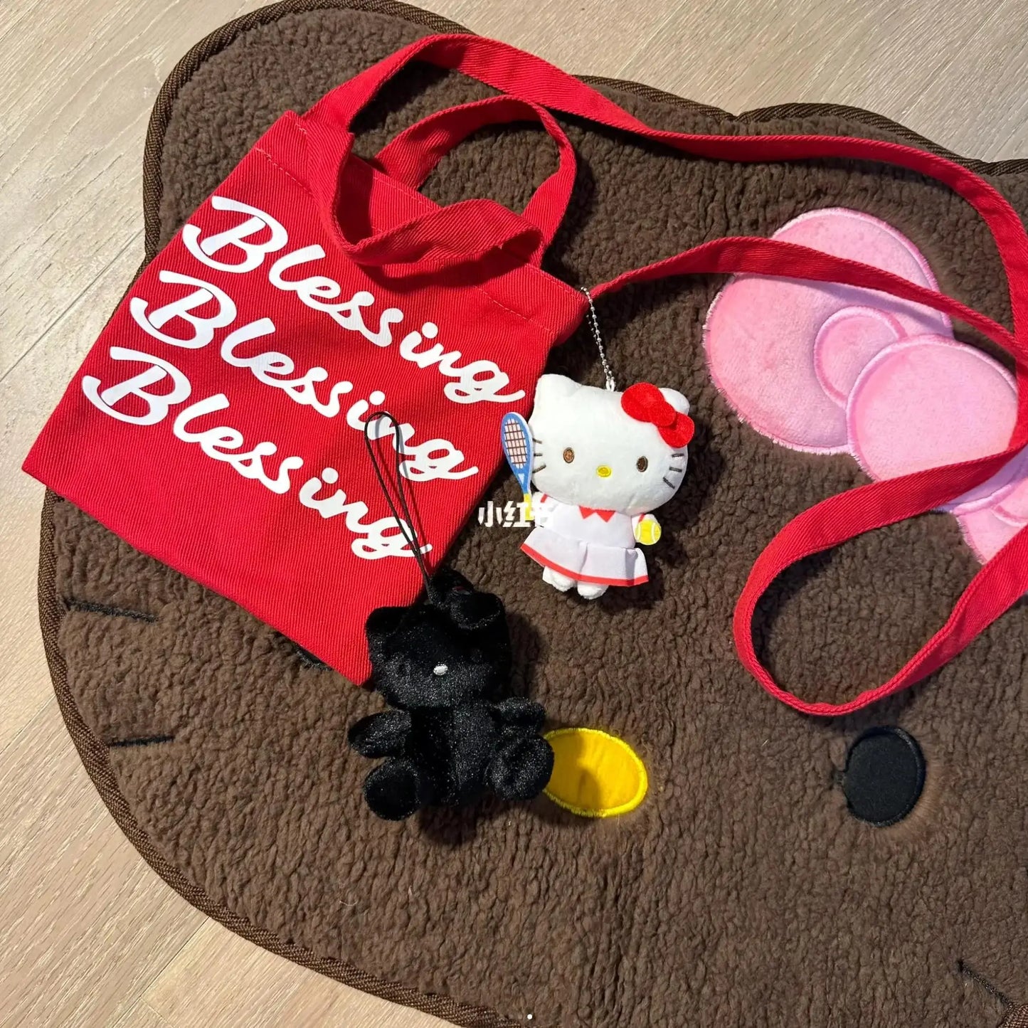 Tennis Hello Kitty Plushie Keychain