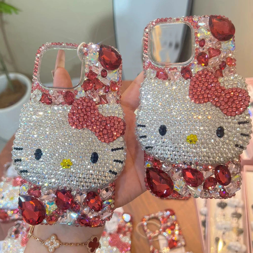 Hello Kitty Rhinestone Gem Phone Case