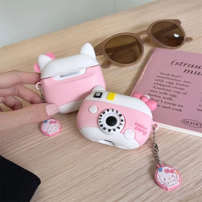 Hello Kitty Camera Airpods Case