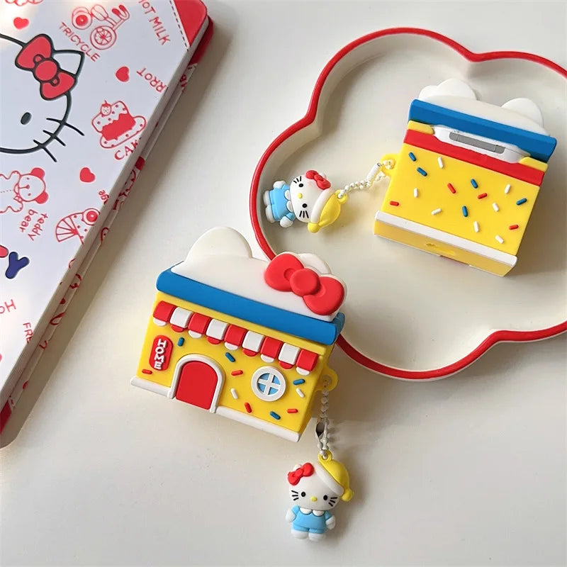 Hello Kitty House Silicone Airpods Case