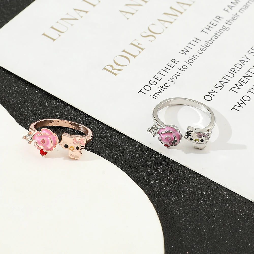 Hello Kitty Rose Ring