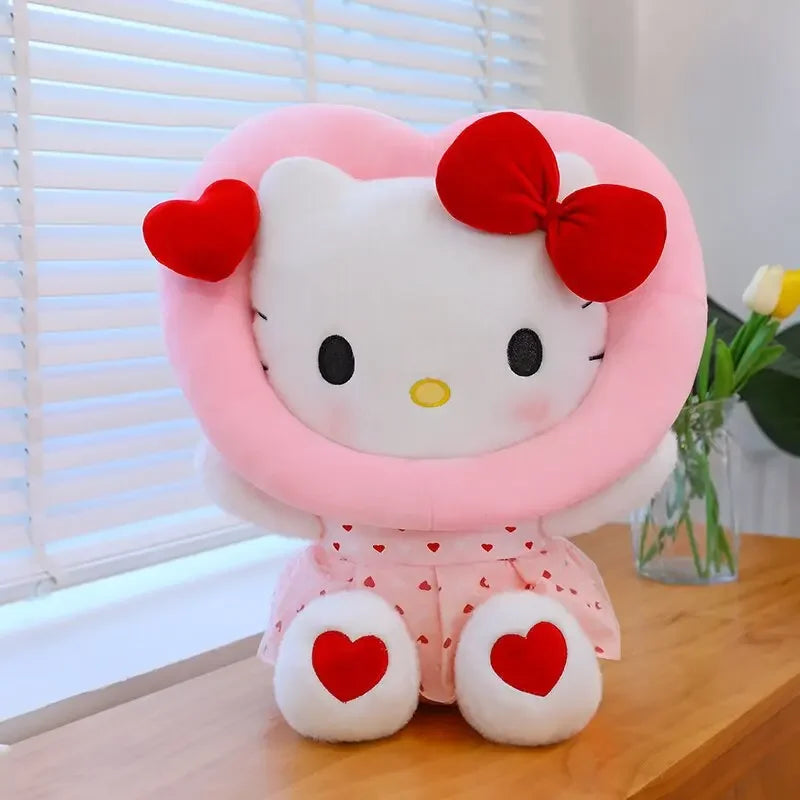 Hello Kitty & Kuromi Heart Valentines Day Plushie