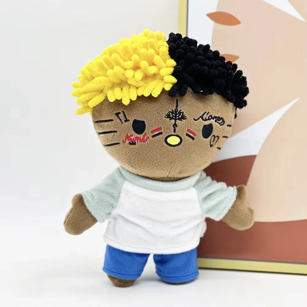 Hello Kitty Xxxtentacion Yellow Black Hair Plushie