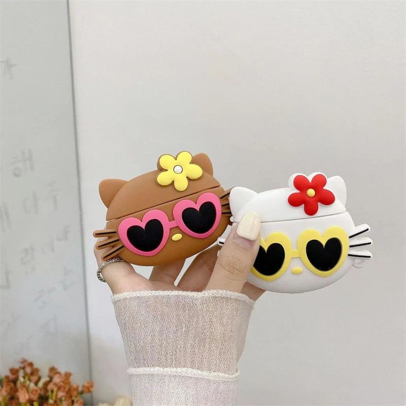 Sunglasses Kitty Airpods Case