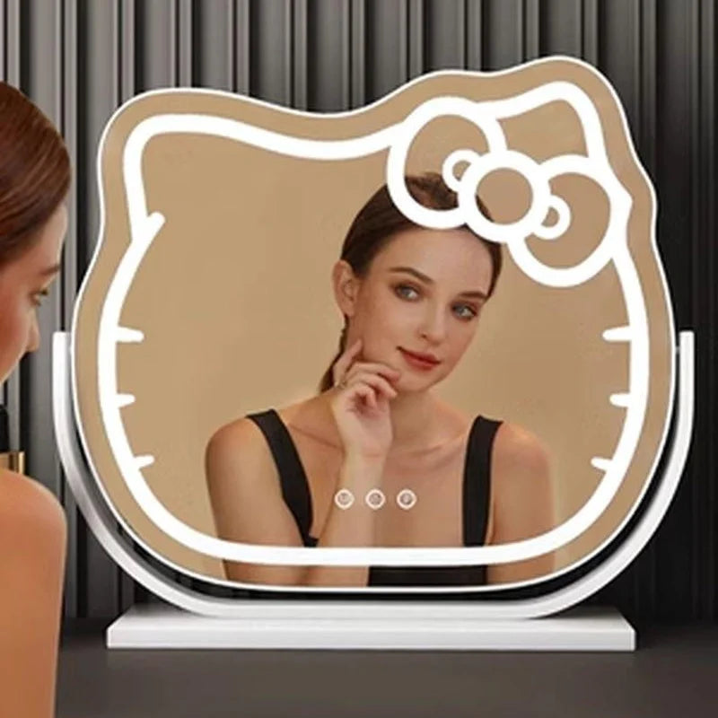 Hello Kitty Large Led Makeup Mirror