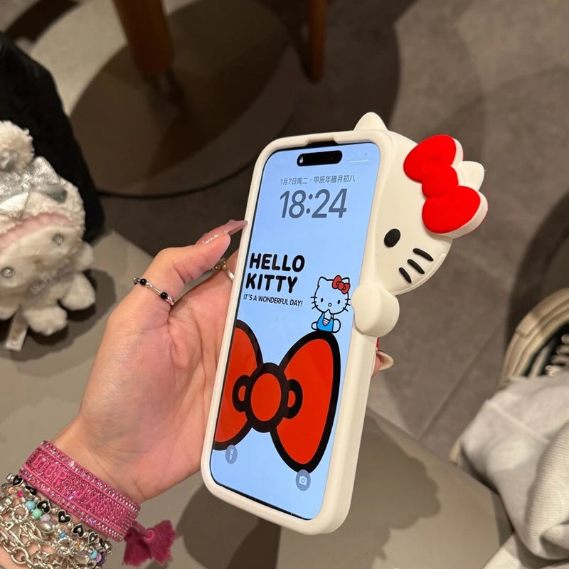 Hello Kitty 3D Side Peek Phone Case