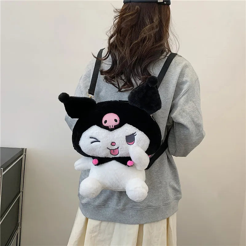 Sanrio Hello Kitty, Kuromi, Cinnamoroll, My Melody Plush Backpack