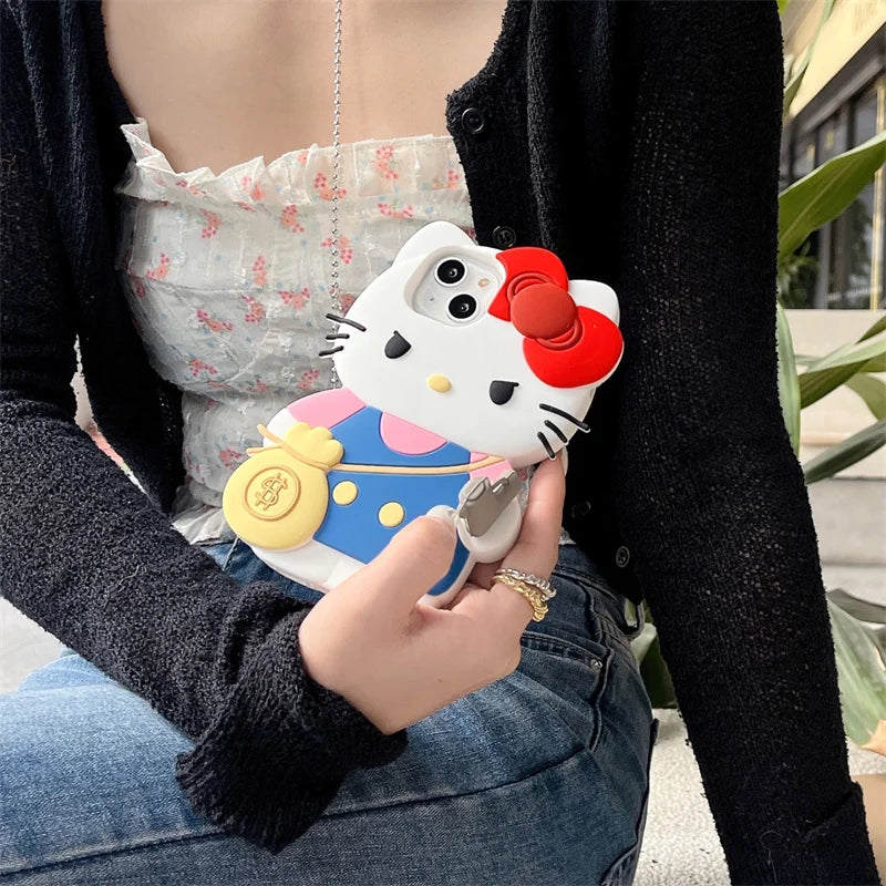 Kitty Bank Robber Phone Case