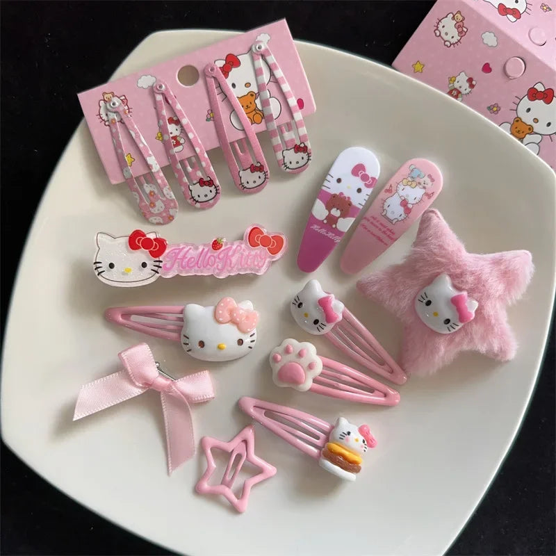 Hello Kitty Kawaii Hair Clip Set