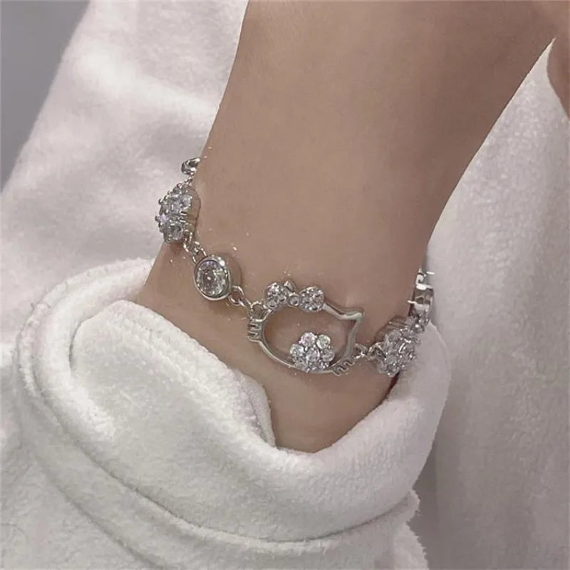 Hello Kitty Diamond Rhinestone Luxury Bracelet